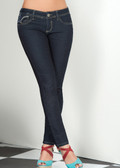 Ryocco Blue Skinny Pants - Blue