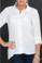 Ryocco White Blouse with Pleated on Top - White