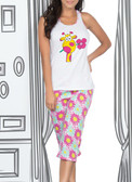 Ryocco Giraffe Capri Pajama Set