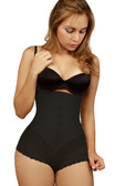 Vedette Fiorella Strapless Lace Boyshort Body Shaper - Black
