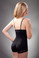 Vedette Scarlett Strapless Shapewear Body with Lace Trim - Black
