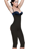 Vedette Aurora Strapless Full Body Shaper with Buttock Enhancerr - Black