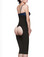 Vedette Aurora Strapless Full Body Shaper with Buttock Enhancer - Black