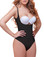 Vedette Harriet Open Bust Body Shaper in Thong - Black