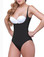 Vedette Therese Open Bust Bodysuit - Black