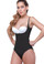 Vedette Therese Open Bust Bodysuit - Black