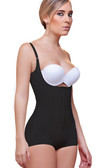 Vedette Dayana Open Bottom Body Shaper with Front Closure - Black