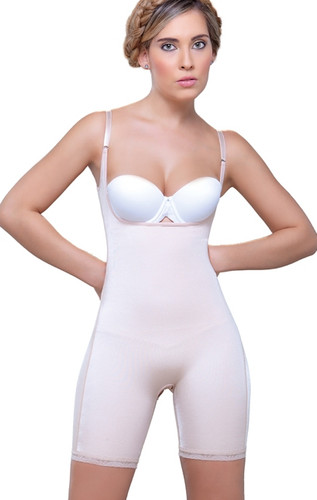 Vedette Amelie Open Bottom Mid Thigh Shaper - Nude