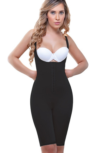 Vedette Geraldine Full Body Control Suit with High Back - Black