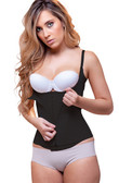 Vedette Candice Double Layer Waist Cincher with Zipper - Black