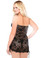 Fantasy Lingerie Strapless Lace Dress with Adjustable Side Detail and G-String