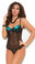 Elegant Moments Mesh and Charmeuse Bustier