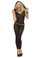 Elegant Moments Opaque Footless Bodystocking with Hood