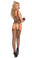 Elegant Moments Net and Opaque Suspender Bodystocking