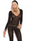 Elegant Moments Opaque Long Sleeve Footless Bodystocking