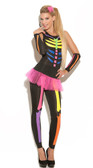 Elegant Moments 4Pc Scary Bones Costume