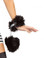 Roma Costume Fur Trimmed Handcuffs