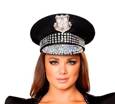 Roma Costume Studded Police Hat