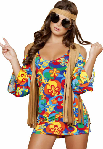Roma Costume 3Pc Hippie Hottie Mimi Dress