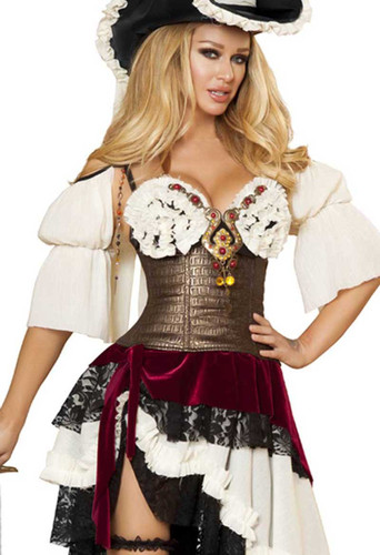 Roma Costume 3Pc Sexy Pirateer