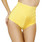 Roma Costume High Waisted Polka Shorts - Yellow/White