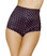 Roma Costume High Waisted Polka Shorts - Black/Pink