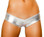 Roma Costume Low Rise Metallic Short - Silver