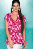 Ryocco Polka Dot Blouse