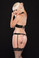 Allure Lingerie Noir Vinyl Lace Up Corselette