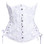 Timeless Trends White Ruffle Long Corset