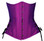 Timeless Trends Purple Iridescent Long Corset 