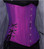 Timeless Trends Purple Iridescent Long Corset 