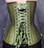 Timeless Trends Peridot Green Long Corset