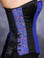 Timeless Trends Royal Blue Over Bust Corset