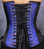Timeless Trends Royal Blue Over Bust Corset