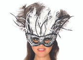 Be Wicked Feather Mask Costume
