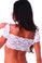 BodyZone Apparel School Girl Top Lace - White(Back)