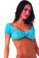 BodyZone Apparel School Girl Top Lace - Turquoise(Front)