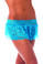 BodyZone Apparel Flirty Lace Skirt - Turquoise(Front)