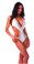 BodyZone One Piece Honycomb Mesh - White(Front)