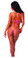 BodyZone One Piece Honycomb Mesh - Neon Pink(Back)