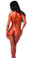 BodyZone One Piece Honycomb Mesh - Red(Back)