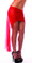 BodyZone Apparel Mesh Low Skirt - Red(Front)
