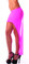 BodyZone Apparel Mesh Low Skirt - Neon Pink(Front)