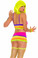 Elegant Moments Neon Nites Lycra Bra Top