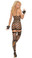 Elegant Moments Queen Diamond Net Halter Three Piece Set
