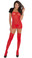 Elegant Moments Heart Suspender Bodystocking