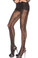 Elegant Moments Vertical Vine Pantyhose - Black