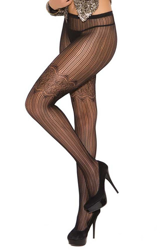 Elegant Moments Vertical Scroll Pantyhose