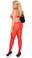 Elegant Moments Queen Red Lace Bodystocking